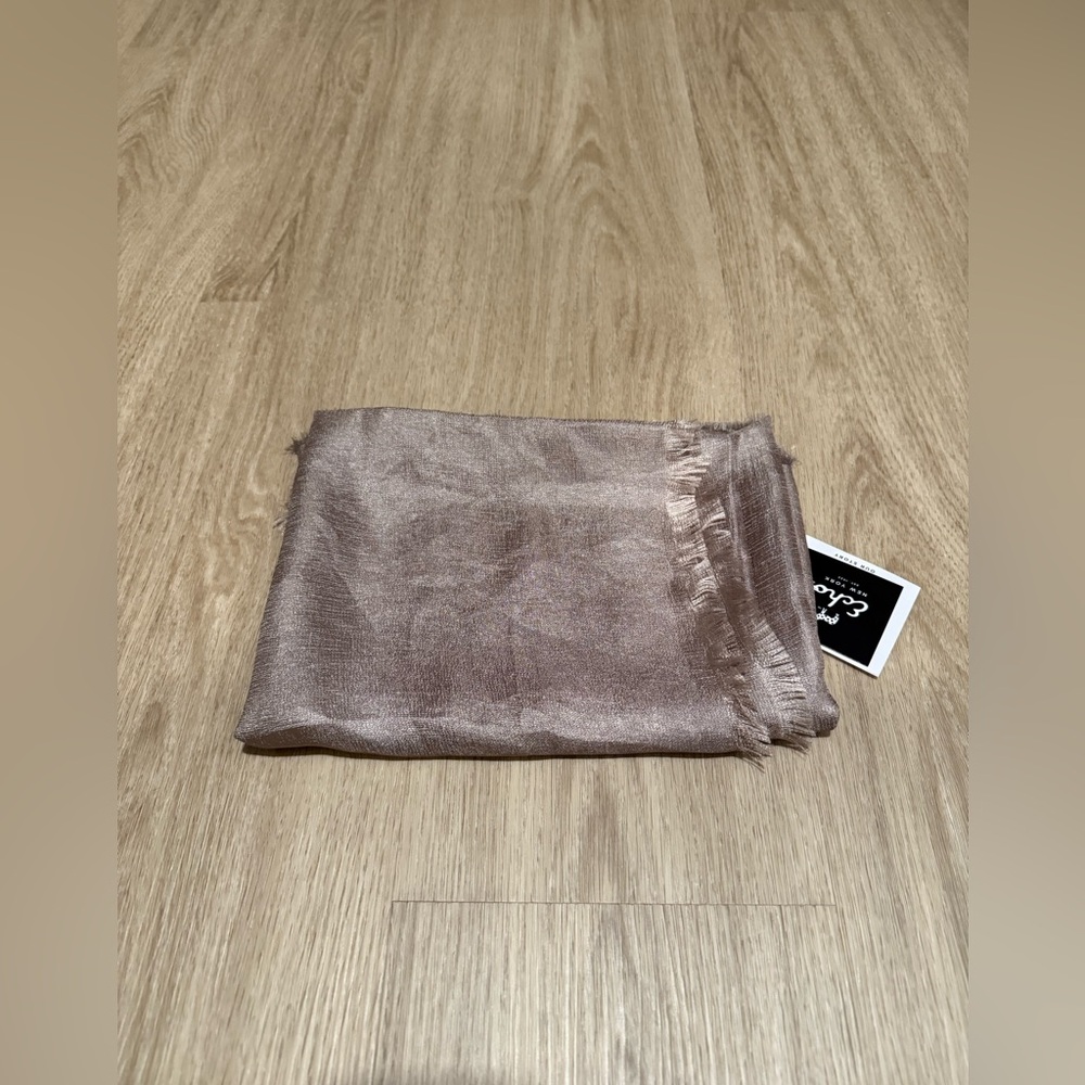 Echo Sheer Scarf in Soft Beige
